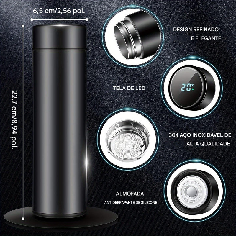 Garrafa Térmica Digital – Temperature Display