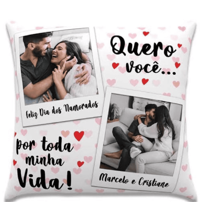 Almofada Personalizada para o Dia dos Namorados