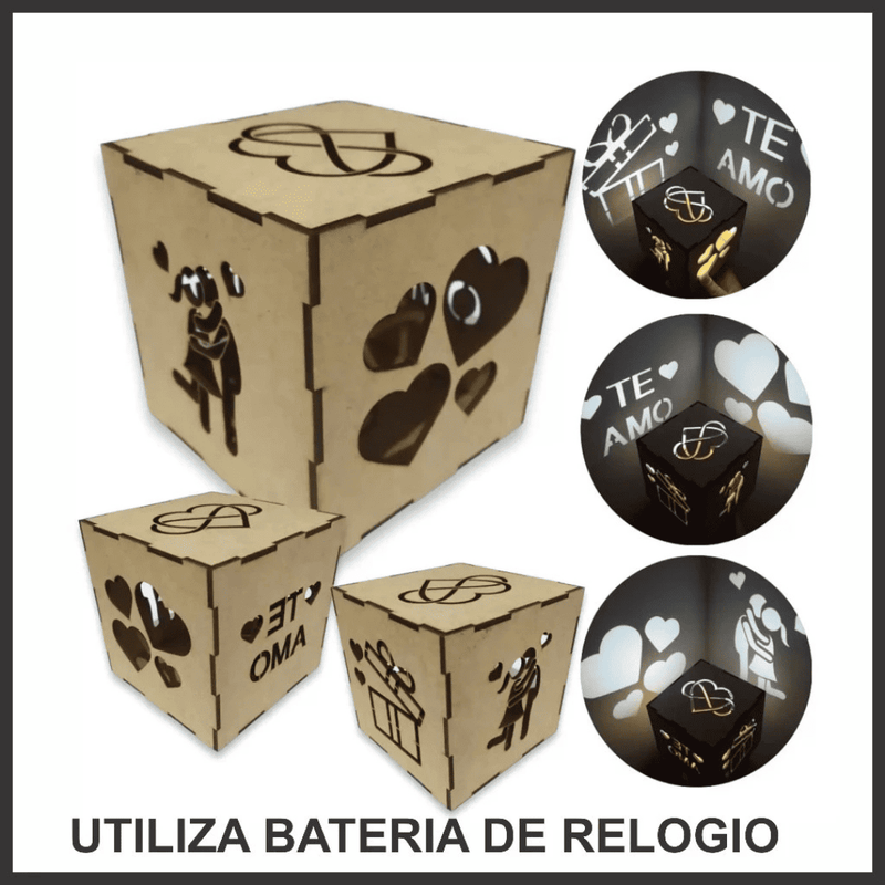 Luminária LED - Dia dos Namorados