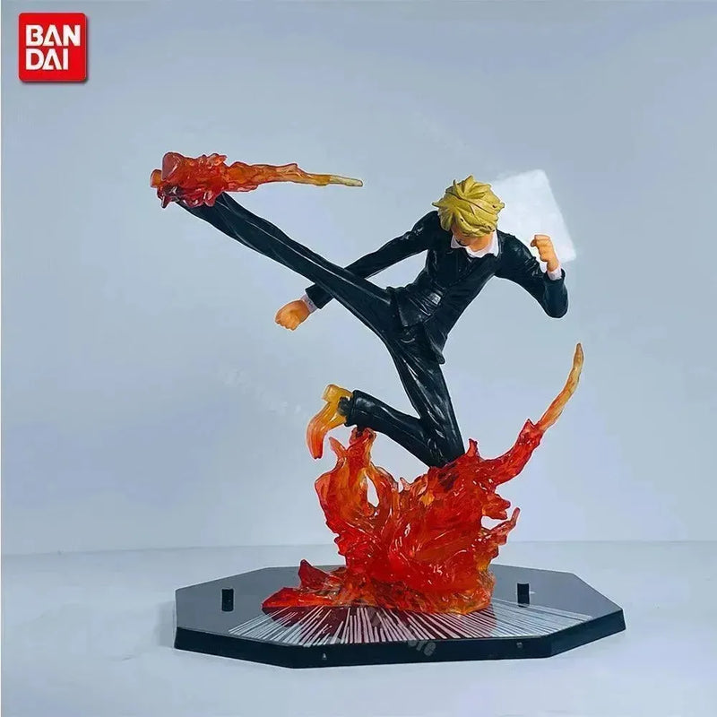 One Piece - Action Figures Ace, Luffy, Zoro e Sanji em Batalha ⚔️🎆